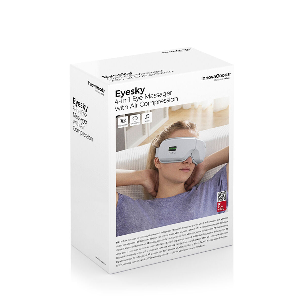 Eyesky InnovaGoods 4-in-1 eye massager with air compression