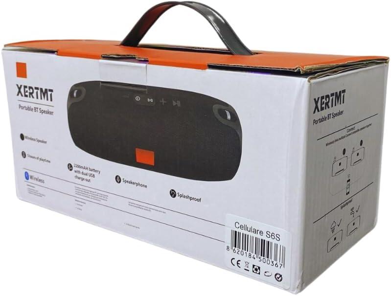Altavoz Bluetooth XERTMT: Sonido Potente e Impermeable