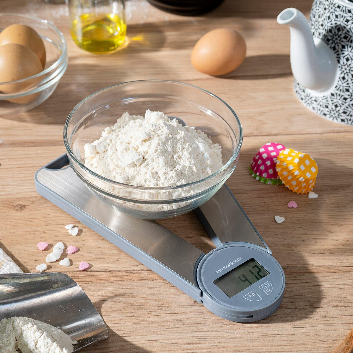 Báscula de Cocina Digital Plegable Skolden