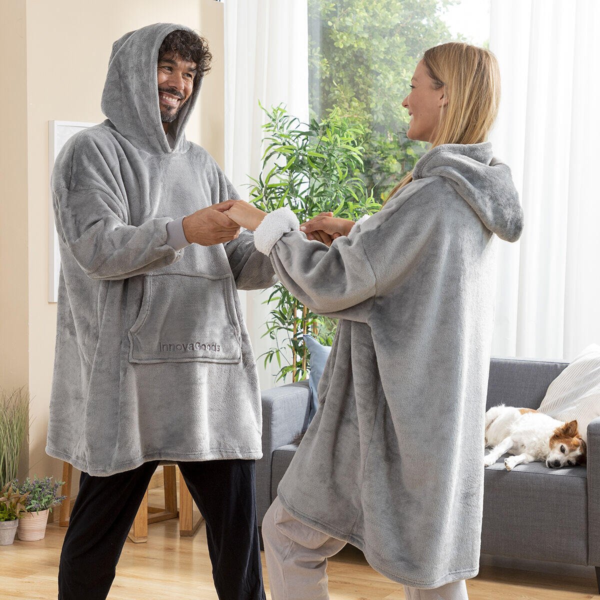 Batamanta Sudadera Oversized con Forro Polar Swug