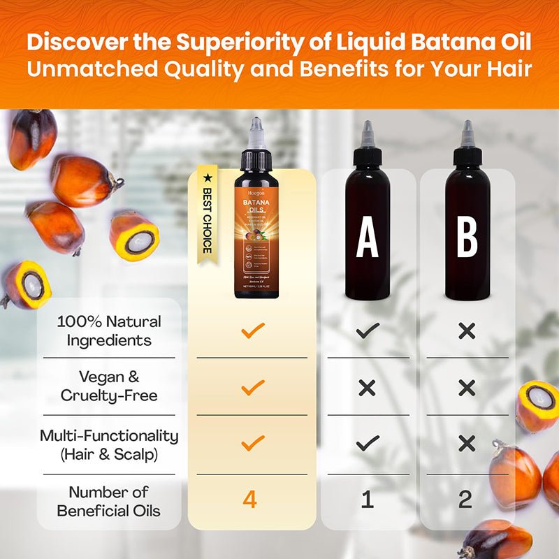 Batana Boost Hair Oil – Aceite Natural para Crecimiento, Hidratación y Brillo del Cabello Dañado