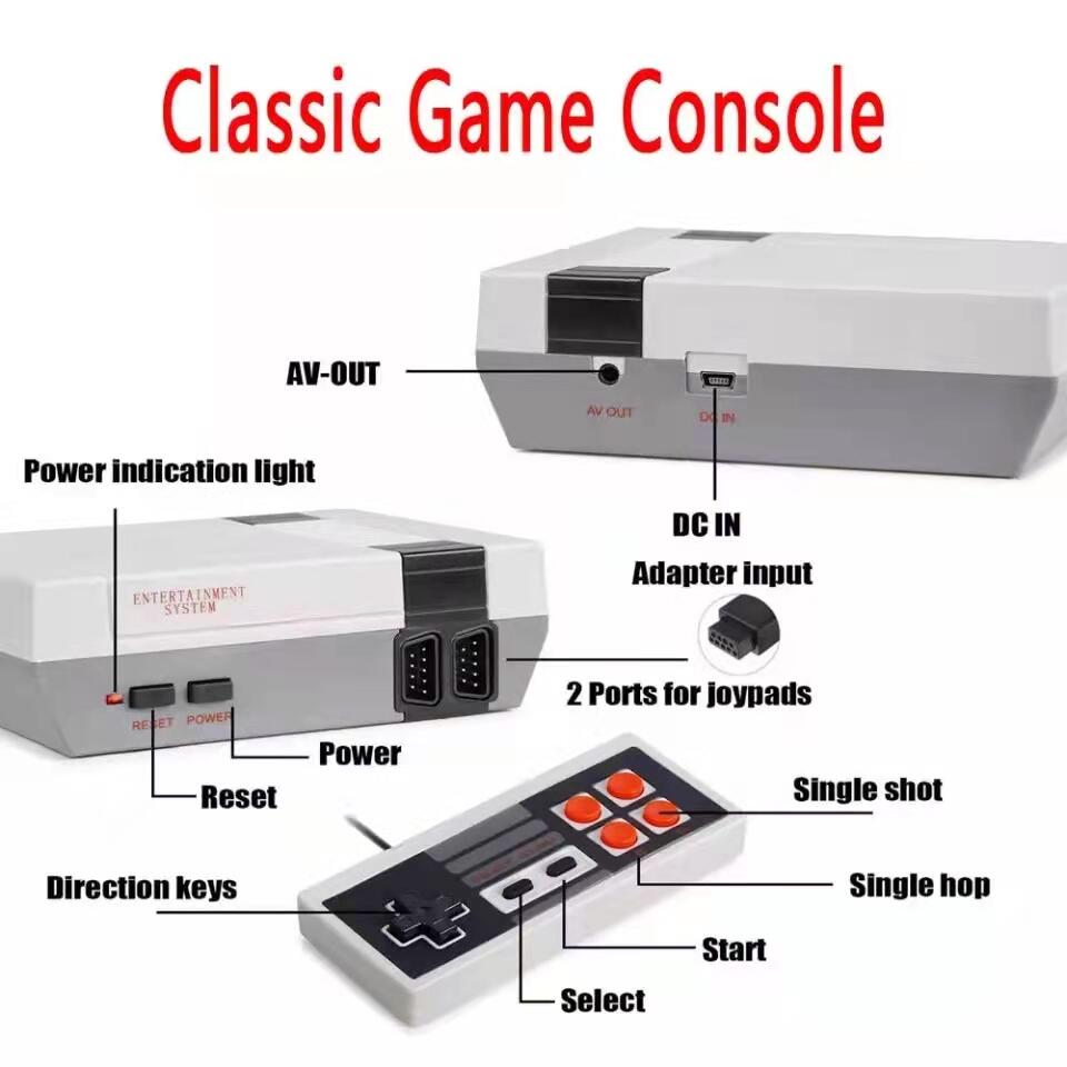 Consola Retro con 620 Juegos Integrados para TV – Diversión Clásica en Casa