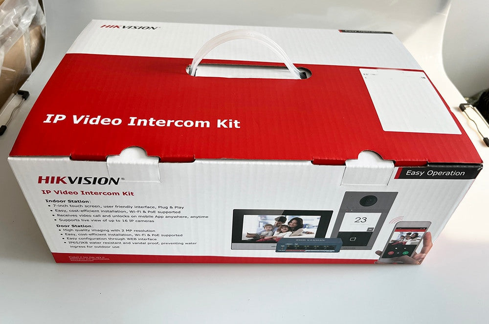 Hikvision DS-KIS604-S(C) Wi-Fi IP video intercom kit with 7-inch monitor