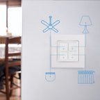 Shelly Wall Switch 4 — Pulsador de Pared 4 Botones