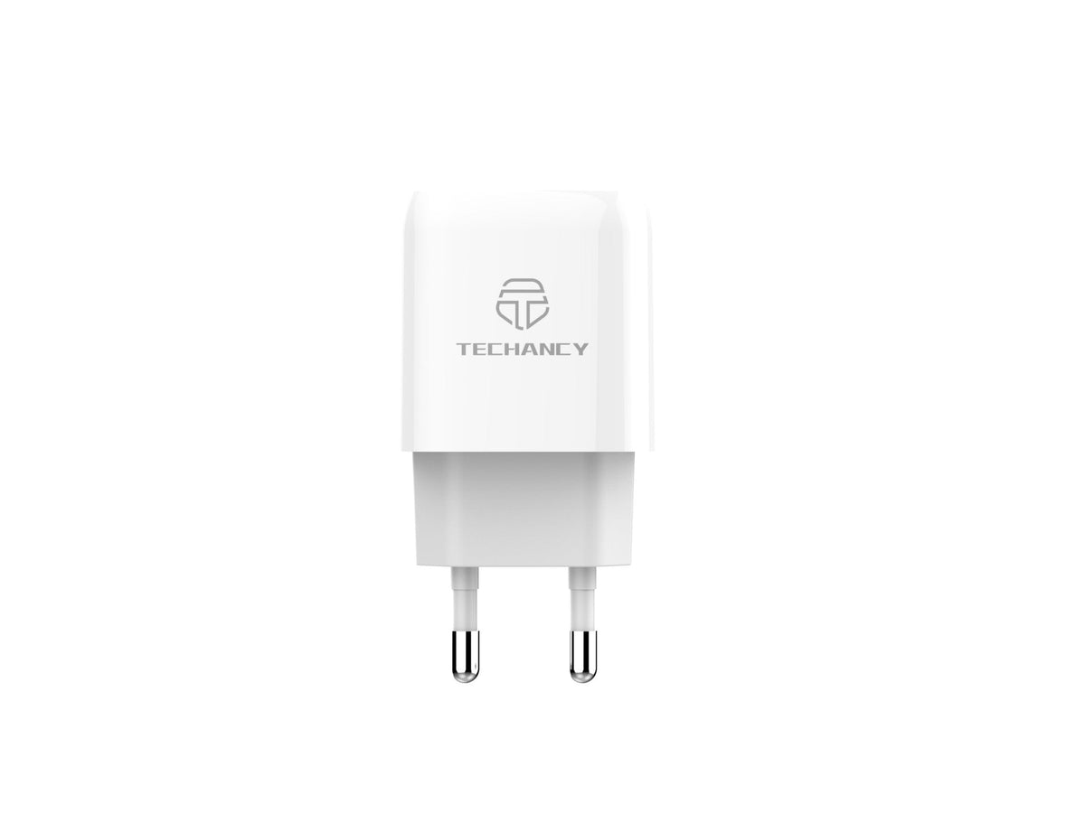 Techancy Carregador Branco De 20 W  TA2801, Suporta Pd E Qc3.0, Carregamento Rápido Pd, Compatível Com Telemóveis, Tablets-3