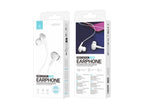 Techancy Auricular Com Fios Branco TD8022 , Microfone Integrado, 3,5 Mm, Compatível Com Smartphones E Tablets-3