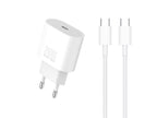 Techancy Carregador TA2824 PD3.0 20W com Cabo USB-C para USB-C Compativel com Tablets Portateis Telemoveis Android-0