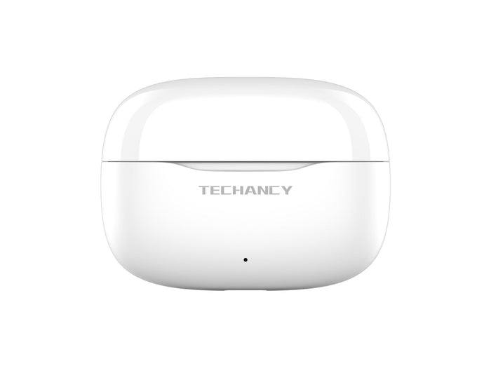 Auriculares inalámbricos TWS Techancy KP2715 Bluetooth 5.4, blancos, con micrófono
