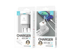 Techancy Carregador Branco De 20 W  TA2801, Suporta Pd E Qc3.0, Carregamento Rápido Pd, Compatível Com Telemóveis, Tablets-1