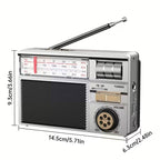 Portable Multifunctional Radio FM/AM/BT/Solar-4