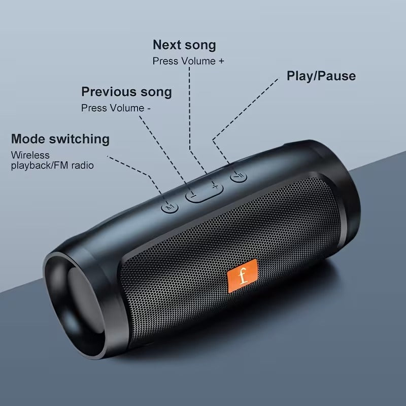 Wireless Speaker Dual Subwoofer Home Car-1