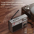 Portable Multifunctional Radio FM/AM/BT/Solar-2