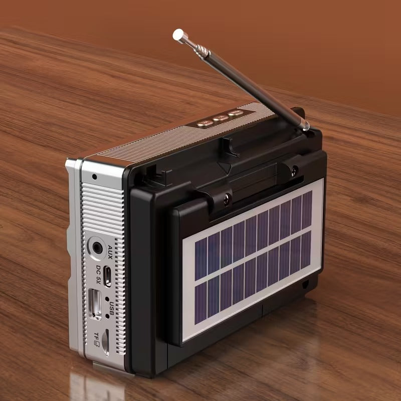 Portable Multifunctional Radio FM/AM/BT/Solar-3