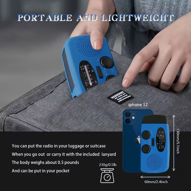 Emergency Flashlight Radio with Power Bank-1