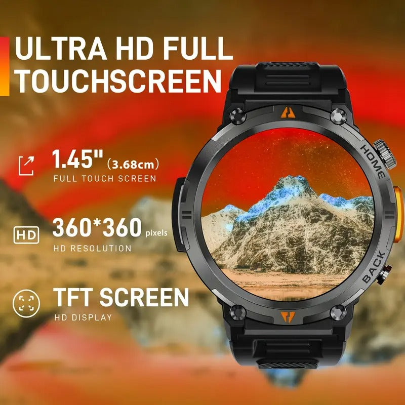 Smart Watch with Flashlight Touch Screen-1
