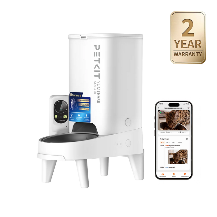 Distributeur automatique avec caméra PETKIT YumShare Solo 2