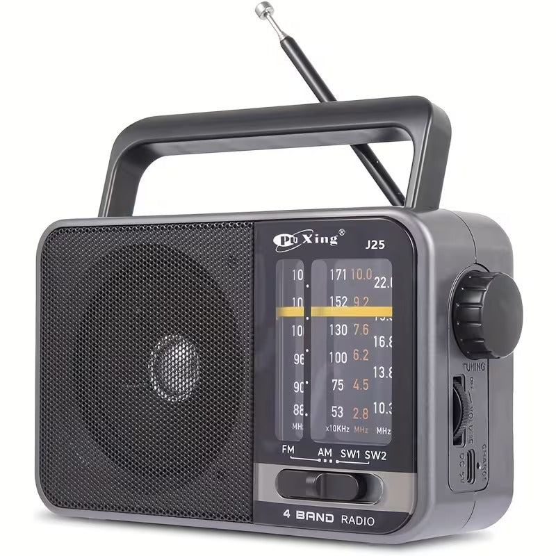 AM/FM Transistor Radio with USB Charging-0