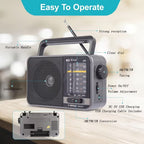 AM/FM Transistor Radio with USB Charging-1