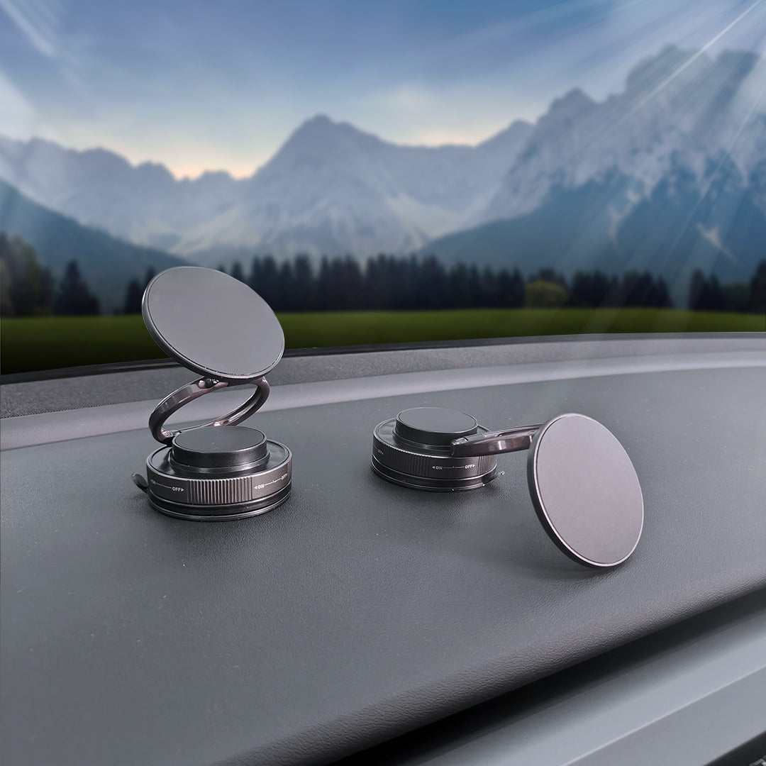 Soporte magnético para móvil Jabees MagMount Flex con ventosa y giro de 360°