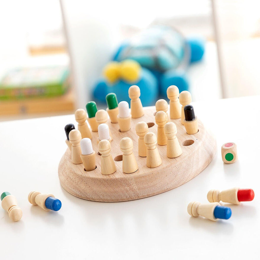 Juego de Memoria Montessori de Madera Taeda InnovaGoods 26 Piezas