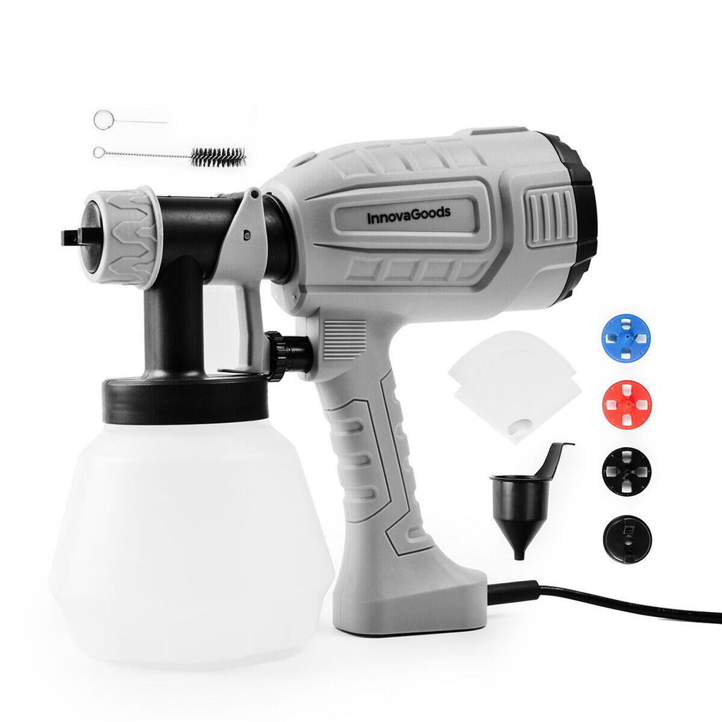 Pulverizador Eléctrico de Pintura Profesional 500W con Tecnología HVLP y Depósito de 1L