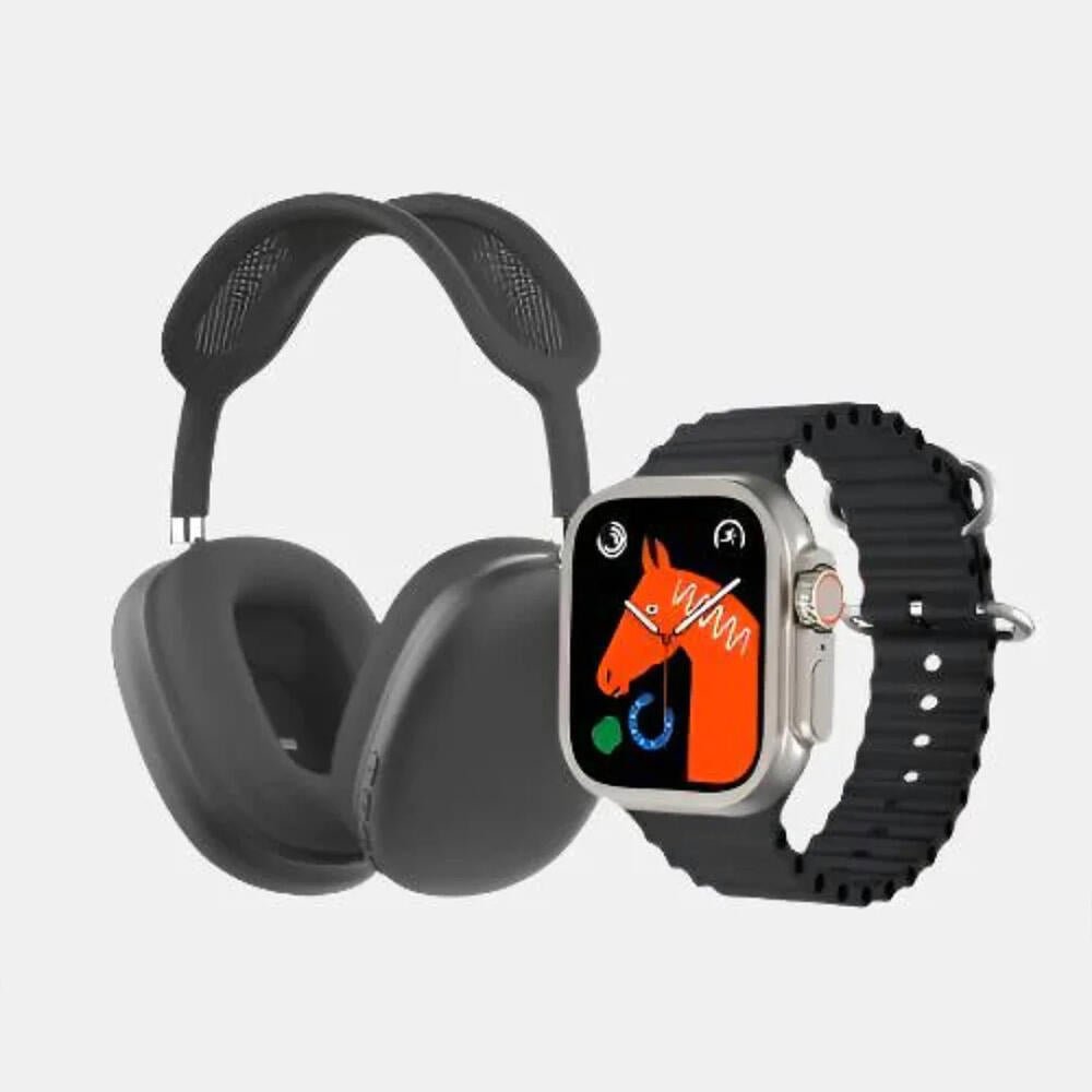 Reloj Inteligente + Auriculares Bluetooth